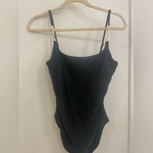 Reiss CHAIN DETAIL UNDERWIRED SWIMSUIT